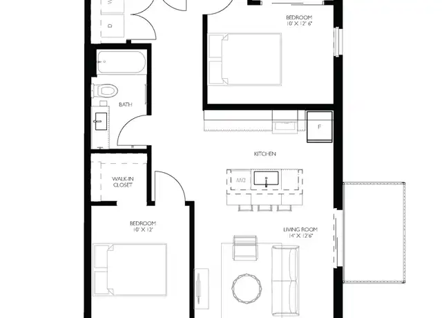 Property at 2011 W Superior St Unit 413, Duluth, MN, 55806, 2 beds, 1 bath, [object Object]