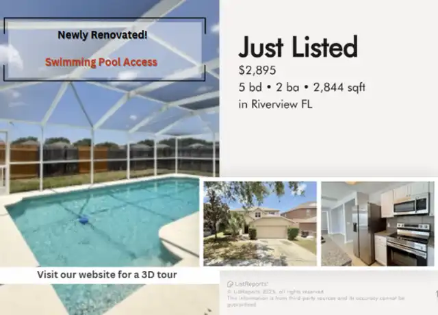Property at 10325 Boyette Creek Blvd, Riverview, FL, 33569, 5 beds, 2 baths, [object Object]
