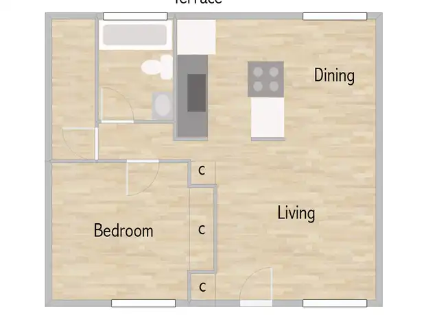Property at 5402 E 30th St Unit J04, Tucson, AZ, 85711, 1 bed, 1 bath, [object Object]