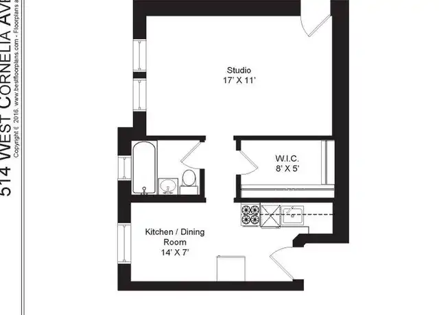 Property at 514 W Cornelia Ave, Chicago, IL, 60657, 0 beds, 1 bath, [object Object]