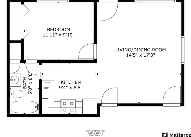 Property at 2817 Stein Blvd Unit 102, Eau Claire, WI, 54701, 1 bed, 1 bath, [object Object]