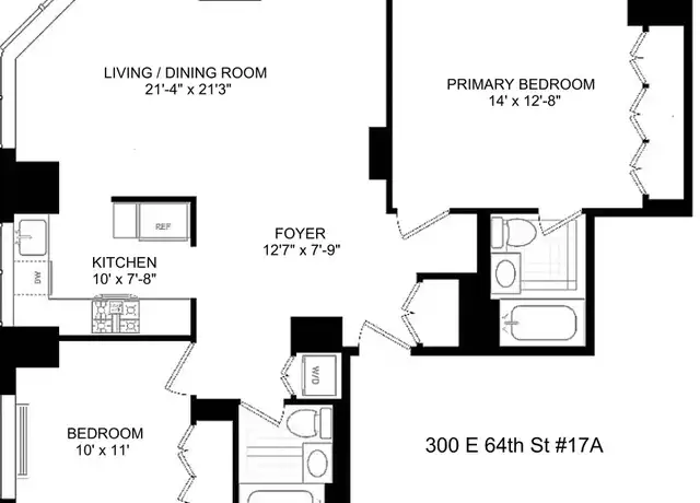 Property at 300 E 64th St Unit 17A, New York, NY, 10065, 2 beds, 2 baths, [object Object]