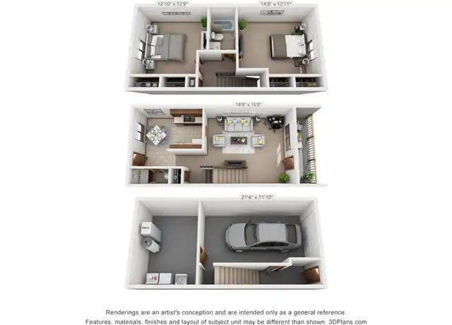 Property at 2857 Willowood Dr Unit 2983, Erie, PA, 16506, 2 beds, 1.5 baths, [object Object]