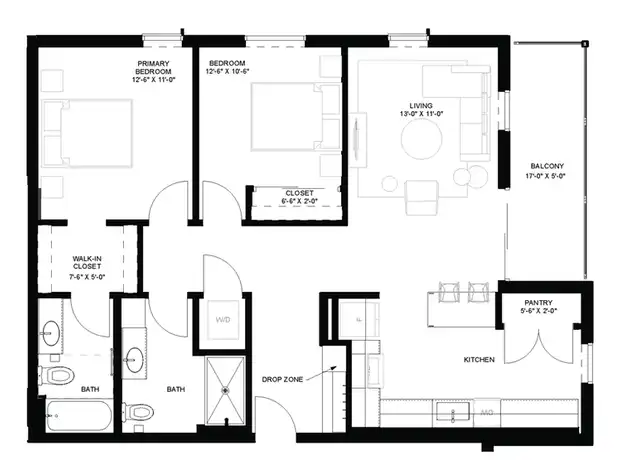 Property at 100 N Farwell St Unit 302, Eau Claire, WI, 54703, 2 beds, 2 baths, [object Object]