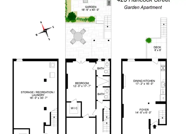 Property at 425 Hancock St Unit 1, Brooklyn, NY, 11216, 2 beds, 1 bath, [object Object]