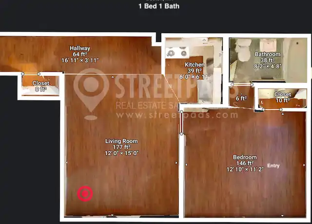 Property at 62 S Huntington Ave, Boston, MA, 02130, 1 bed, 1 bath, [object Object]