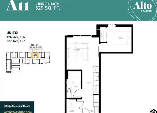 Property at 325 Main St Unit 425, Eau Claire, WI, 54701, 1 bed, 1 bath, [object Object]