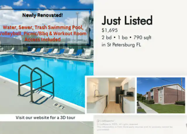Property at 1400 Gandy Blvd N #309, Saint Petersburg, FL, 33702, 2 beds, 1 bath, [object Object]