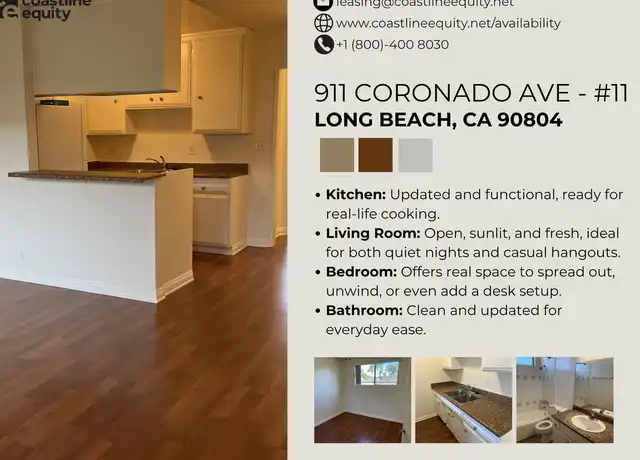 Property at 911 Coronado Ave #9, Long Beach, CA, 90804, 1 bed, 1 bath, [object Object]