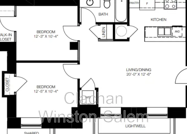 Property at 50 W 4th St Unit 9, Winston-Salem, NC, 27101, 2 beds, 1 bath, [object Object]