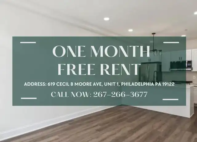 Property at 619 Cecil B. Moore Ave Unit 1, Philadelphia, PA, 19122, 3 beds, 2 baths, [object Object]
