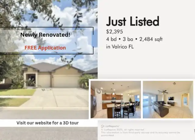Property at 1516 Banner Elk St, Valrico, FL, 33594, 4 beds, 3 baths, [object Object]