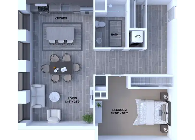 Property at 1212 Griswold St Unit 0802, Detroit, MI, 48226, 1 bed, 1 bath, [object Object]