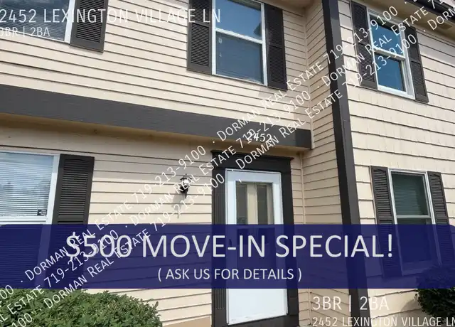 Property at 2452 Lexington Village Ln, Colorado Springs, CO, 80916, 3 beds, 2 baths, [object Object]