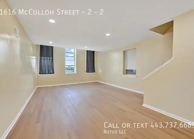 Property at 1616 McCulloh St Unit 2, Baltimore, MD, 21217, 4 beds, 2 baths, [object Object]
