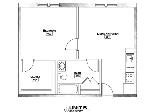 Property at Van Cruz Apartments - 702 20th St, Des Moines, IA, 50314, 1-2 bed, 1 bath, [object Object]