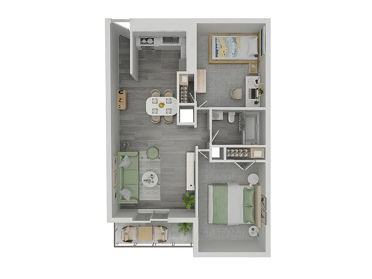 Whistling Pine 2 Bedroom 1Bath