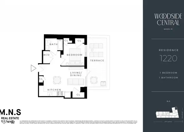 Property at 4610 70th St Unit 1220, Woodside, NY, 11377, 1 bed, 1 bath, [object Object]