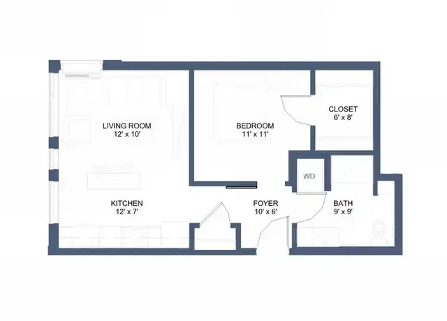 Property at 2015 Lyndale Ave S Unit 614, Minneapolis, MN, 55405, 1 bed, 1 bath, [object Object]