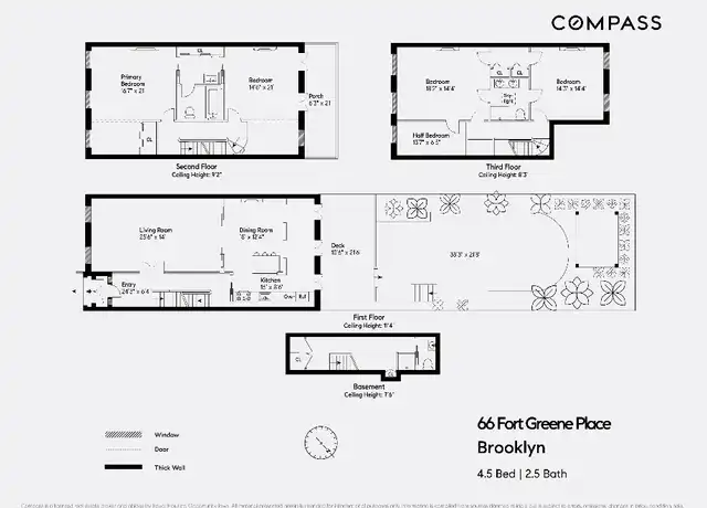 Property at 66 Fort Greene Pl Unit 2, Brooklyn, NY, 11217, 4 beds, 2.5 baths, [object Object]