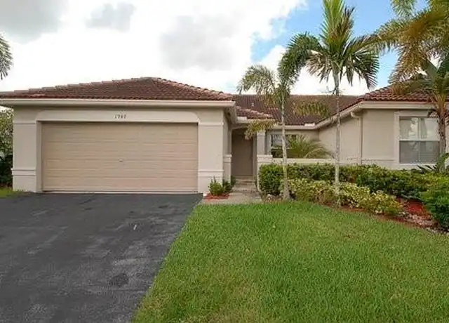 Property at 1949 Cygnus Ct, Weston, FL, 33327, 3 beds, 2 baths, [object Object]