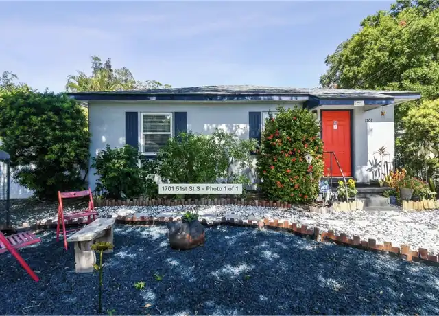 Property at 1701 51st St S, Gulfport, FL, 33707, 2 beds, 1 bath, [object Object]