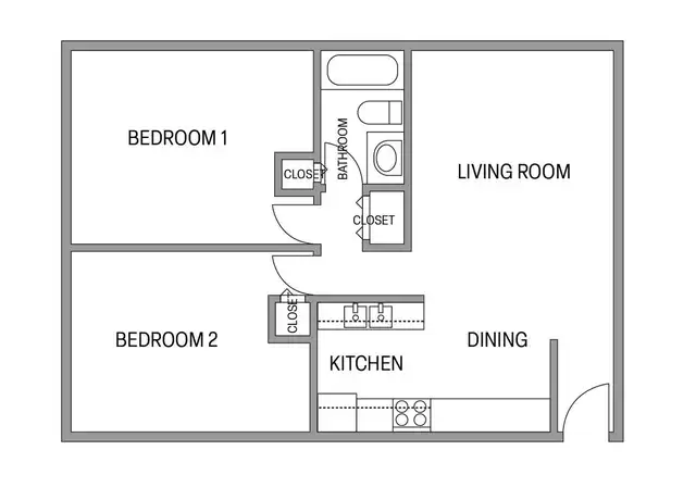 Property at 2480 N Oakland Ave Unit 321, Milwaukee, WI, 53211, 2 beds, 1 bath, [object Object]