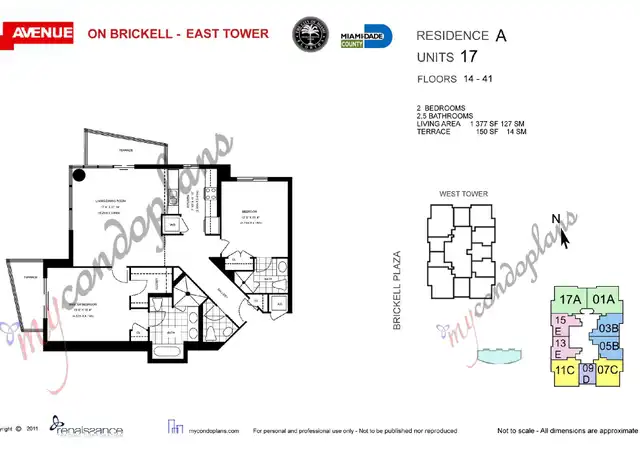 Property at 1060 Brickell Ave #3217, Miami, FL, 33131, 2 beds, 2 baths, [object Object]