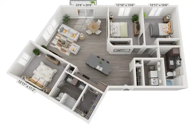 Property at 4815 38th St S Unit 215, Fargo, ND, 58104, 3 beds, 2 baths, [object Object]