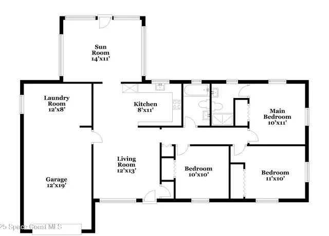 Property at 1286 Hollywood Dr, Melbourne, FL, 32935, 3 beds, 2 baths, [object Object]