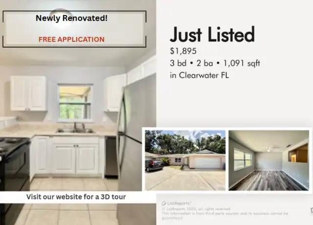 Property at 15657 Waverly St Unit 3, Clearwater, FL, 33760, 3 beds, 2 baths, [object Object]
