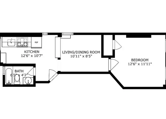 Property at 464 W 51st St, New York, NY, 10019, 1 bed, 1 bath, [object Object]