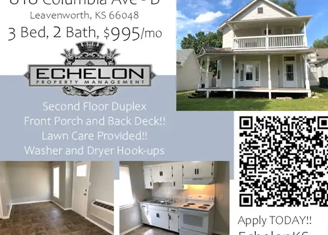 Property at 818 Columbia Ave Unit B, Leavenworth, KS, 66048, 3 beds, 2 baths, [object Object]