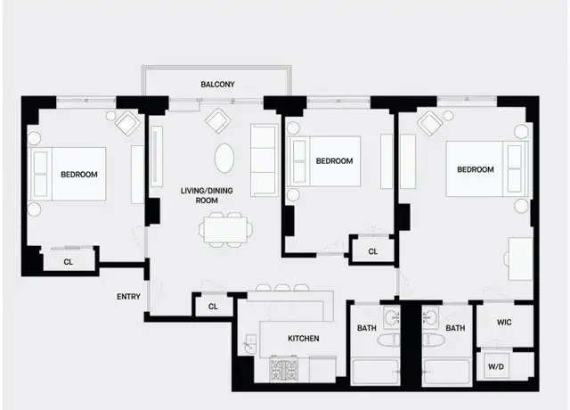 Property at 423 Ocean Pkwy Apt 6A, Brooklyn, NY, 11218, 3 beds, 2 baths, [object Object]