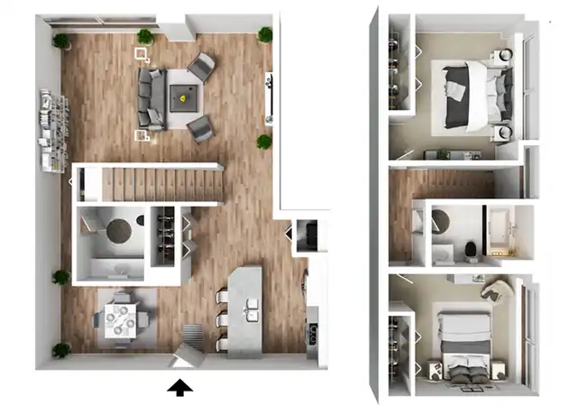 Property at 427 Iowa St Unit 1-C507, Davenport, IA, 52801, 2 beds, 1.5 baths, [object Object]