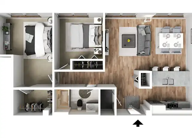 Property at 427 Iowa St Unit 2-W201, Davenport, IA, 52801, 2 beds, 1 bath, [object Object]