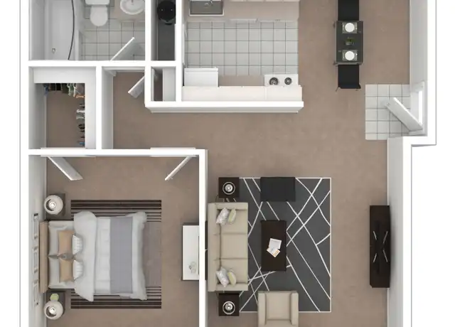 Property at 3451 Sheridan Rd Unit 3449-103, Zion, IL, 60099, 1 bed, 1 bath, [object Object]