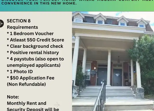 Property at 516 W Queen Ln Unit 2, Philadelphia, PA, 19144, 1 bed, 1 bath, [object Object]
