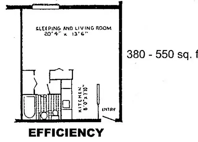 Property at 334 Bascom Ave Unit B7 Efficiency, Pittsburgh, PA, 15214, 0 beds, 1 bath, [object Object]