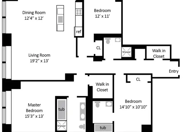 Property at 91 Leonard St Unit 12F, New York, NY, 10013, 3 beds, 3 baths, [object Object]