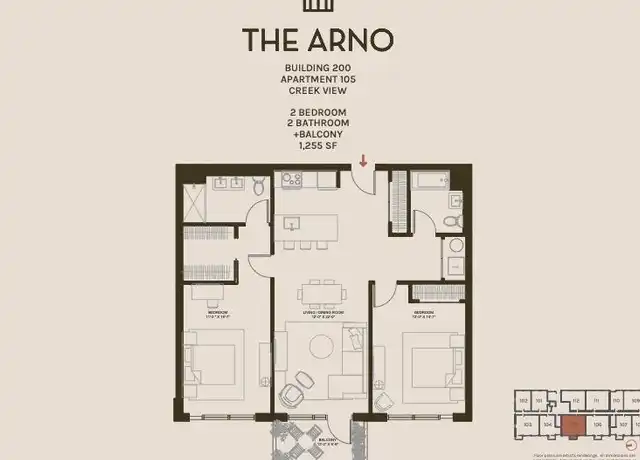 Property at 200 Arno Dr Unit 105, Beacon, NY, 12508, 2 beds, 2 baths, [object Object]