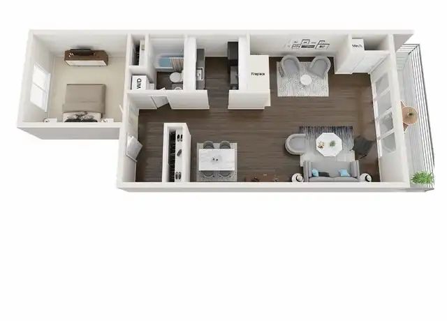 Property at 2610 Davison Ave, Auburn Hills, MI, 48326, 1 bed, 1 bath, [object Object]