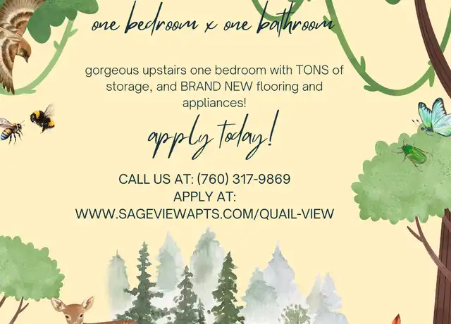 Property at Quail View - 1960 E Grand Ave, Escondido, CA, 92027, 1 bed, 1 bath, [object Object]