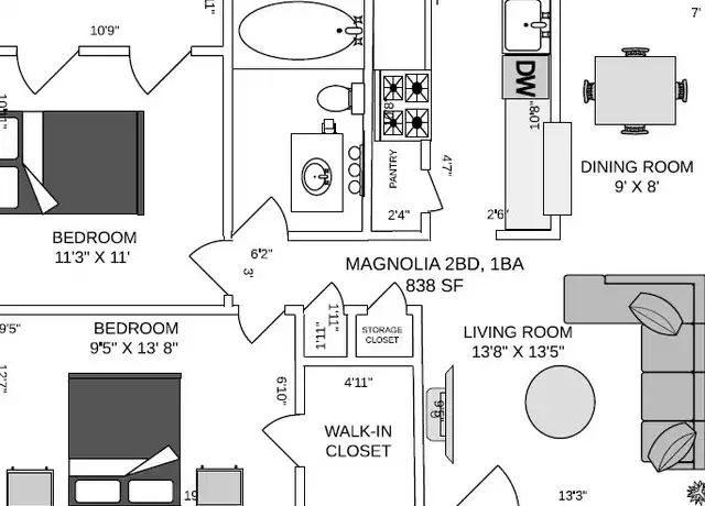 Property at 2825 Bellefontaine Unit 337A, Houston, TX, 77025, 2 beds, 1 bath, [object Object]