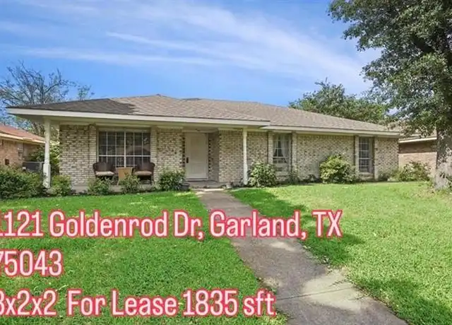 Property at 1121 Goldenrod Dr, Garland, TX, 75043, 3 beds, 2 baths, [object Object]