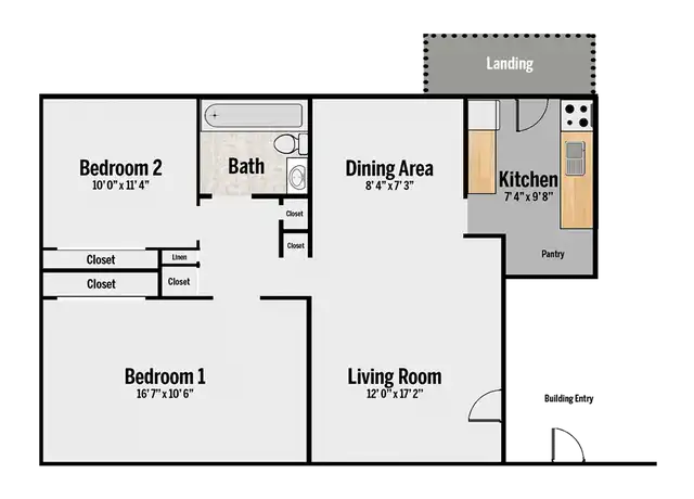 Property at 600 Appalachian Dr, Blacksburg, VA, 24060, 2 beds, 1 bath, [object Object]