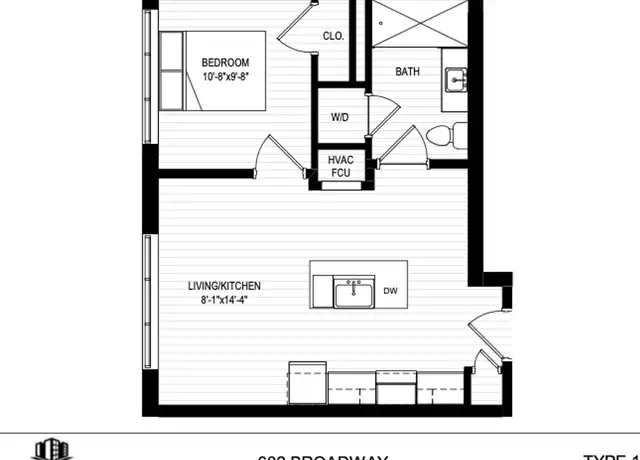 Property at 600 Broadway Unit 616, Chelsea, MA, 02150, 1 bed, 1 bath, [object Object]