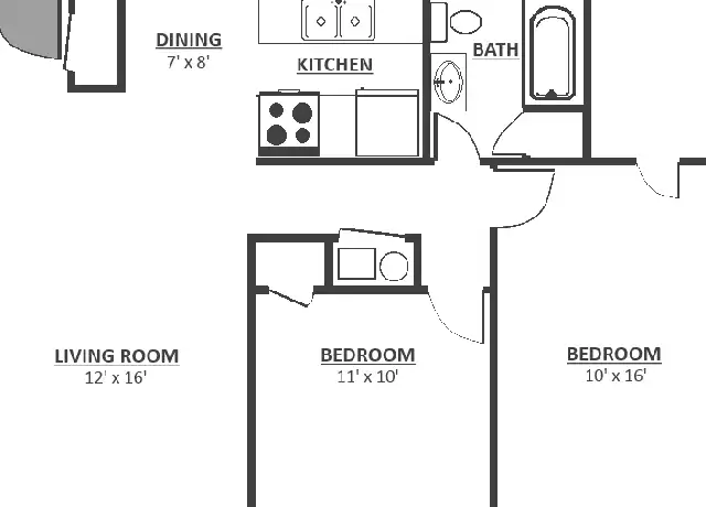 Property at 640 S 4th St Unit 17, Ames, IA, 50010, 2 beds, 1 bath, [object Object]