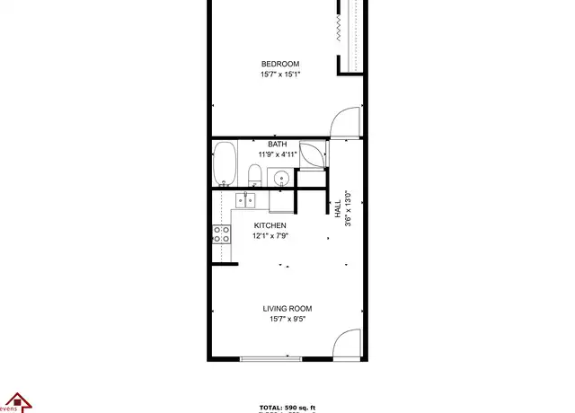 Property at 1215 Shields Ferry Rd Unit G, Morristown, TN, 37814, 1 bed, 1 bath, [object Object]