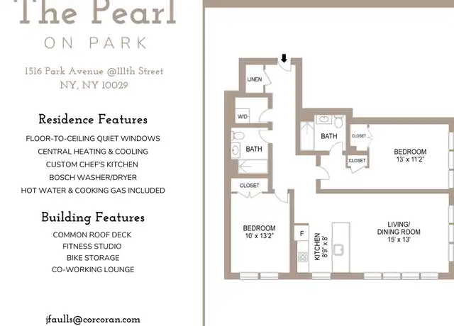 Property at 1516 Park Ave Unit 7B, New York, NY, 10029, 2 beds, 2 baths, [object Object]